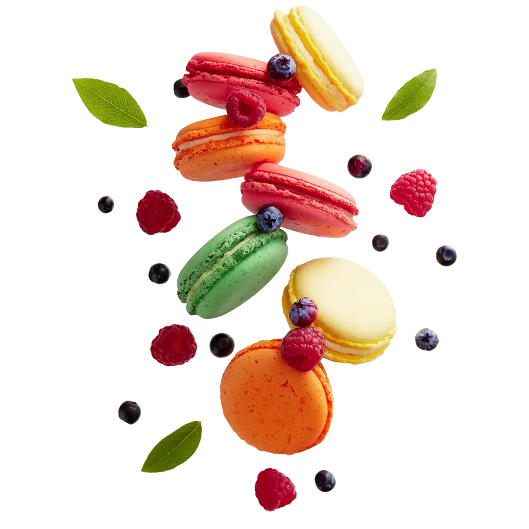 Macarons cu fructe